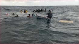KCGS responders rescued 40 people onboard a vessel that capsized at the Kenyan coast.